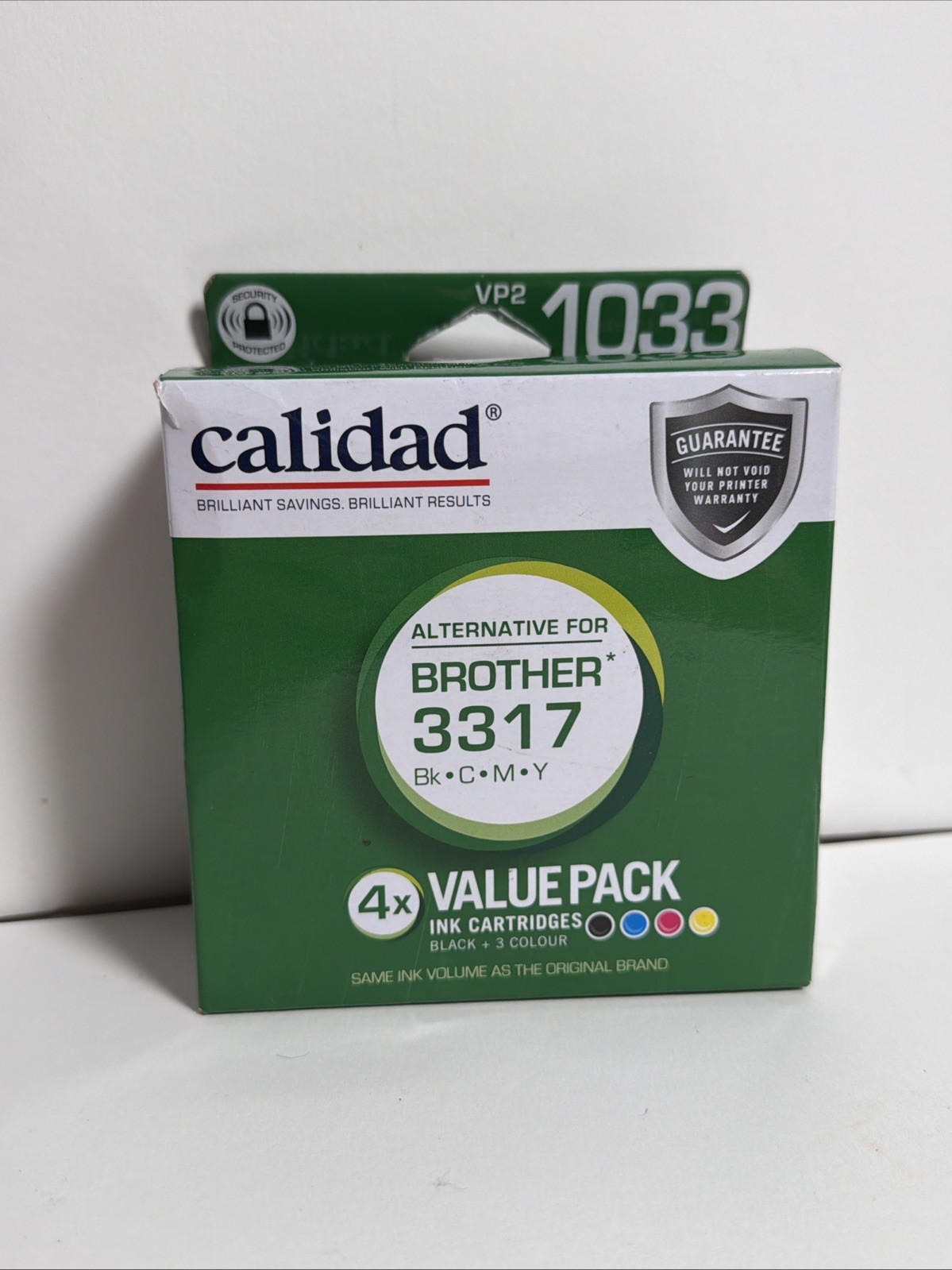 Calidad VP2 1033 Ink Cartridge Brother 3317 Compatible 4x Value Pack New Sealed