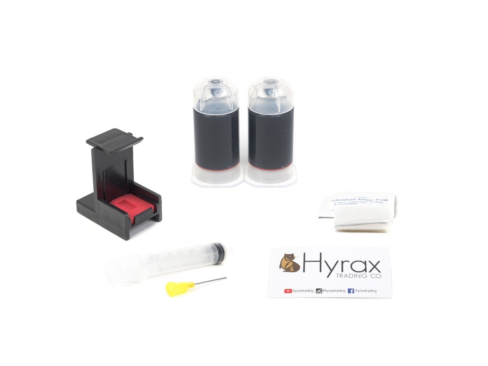 Hyrax Trading  Black Ink Cartridge Refill Box Kit for HP 74/74XL