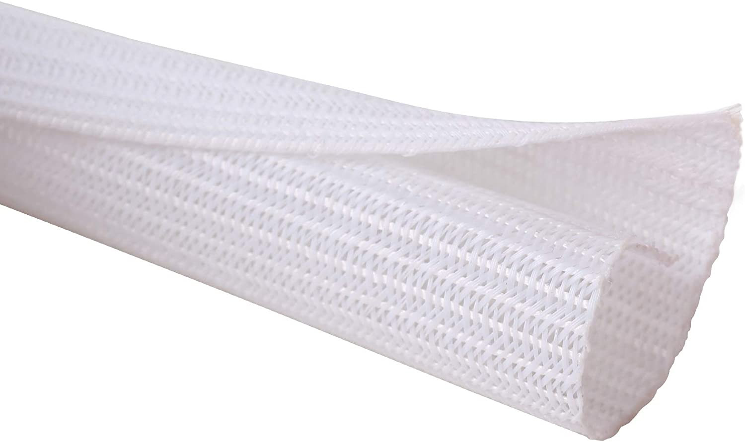Alex Tech 10Ft - 1/2 Inch Cord Protector Wire Loom Tubing Cable Sleeve Split