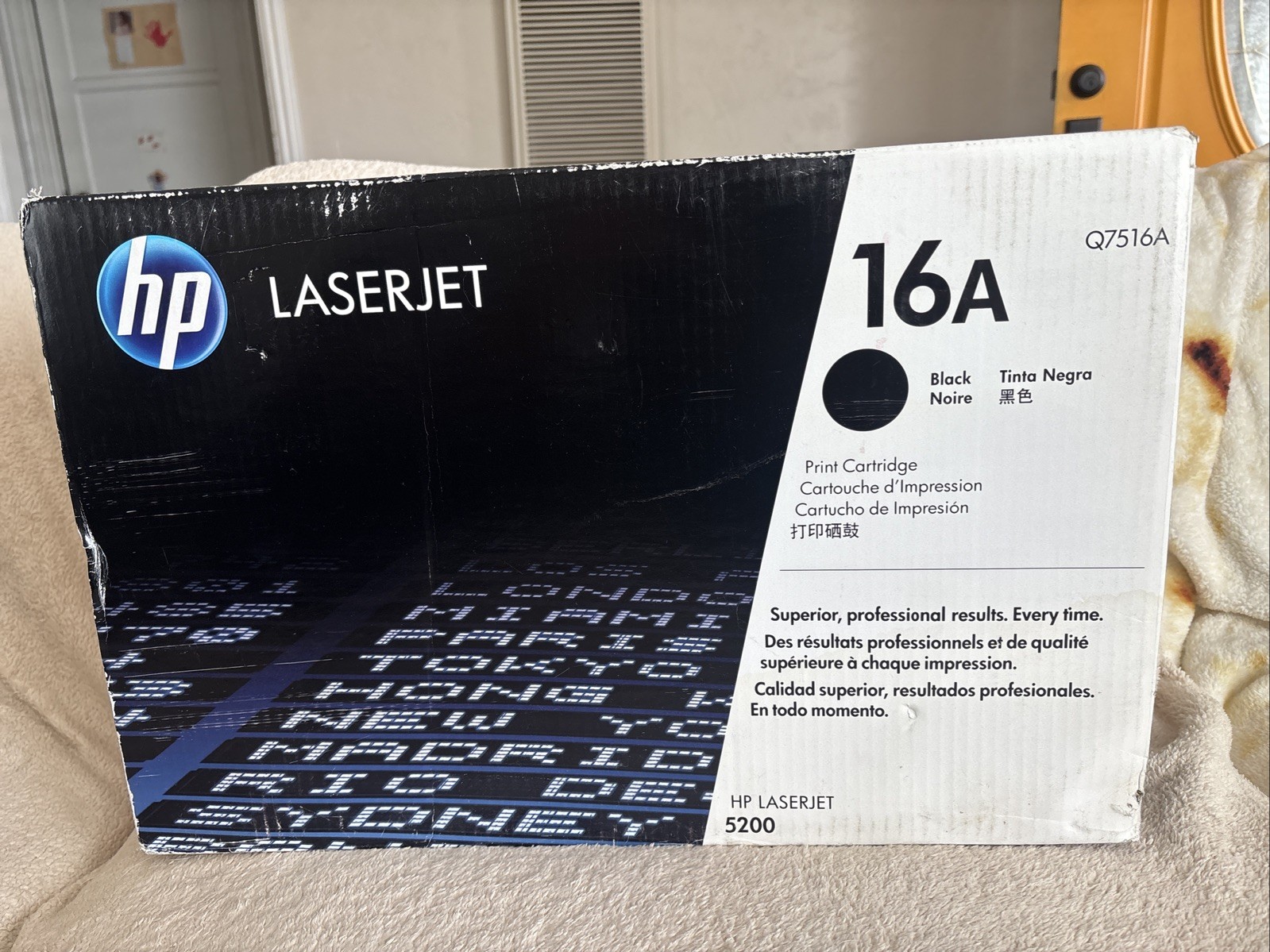 NEW OEM HP Laserjet 16A Q7516A BLACK High Yield Toner Cartridge SEALED