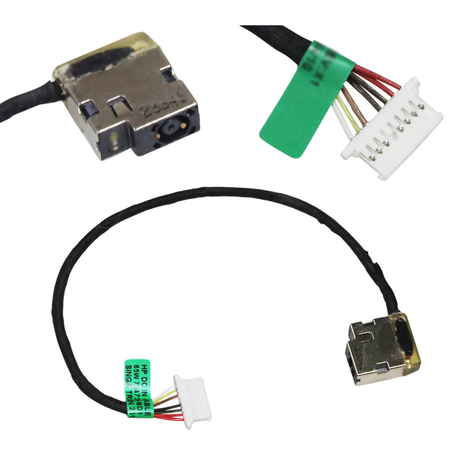 Dc Power Jack Cable For HP 255 G6 931613-001 799749-T17 15-BS series CD-US