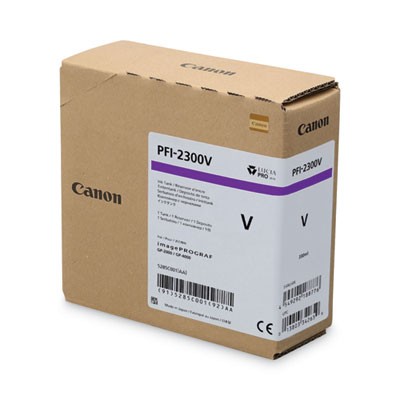 Canon PFI-2300V Original Inkjet Ink Cartridge - Violet Pack (cnm5285c001aa)