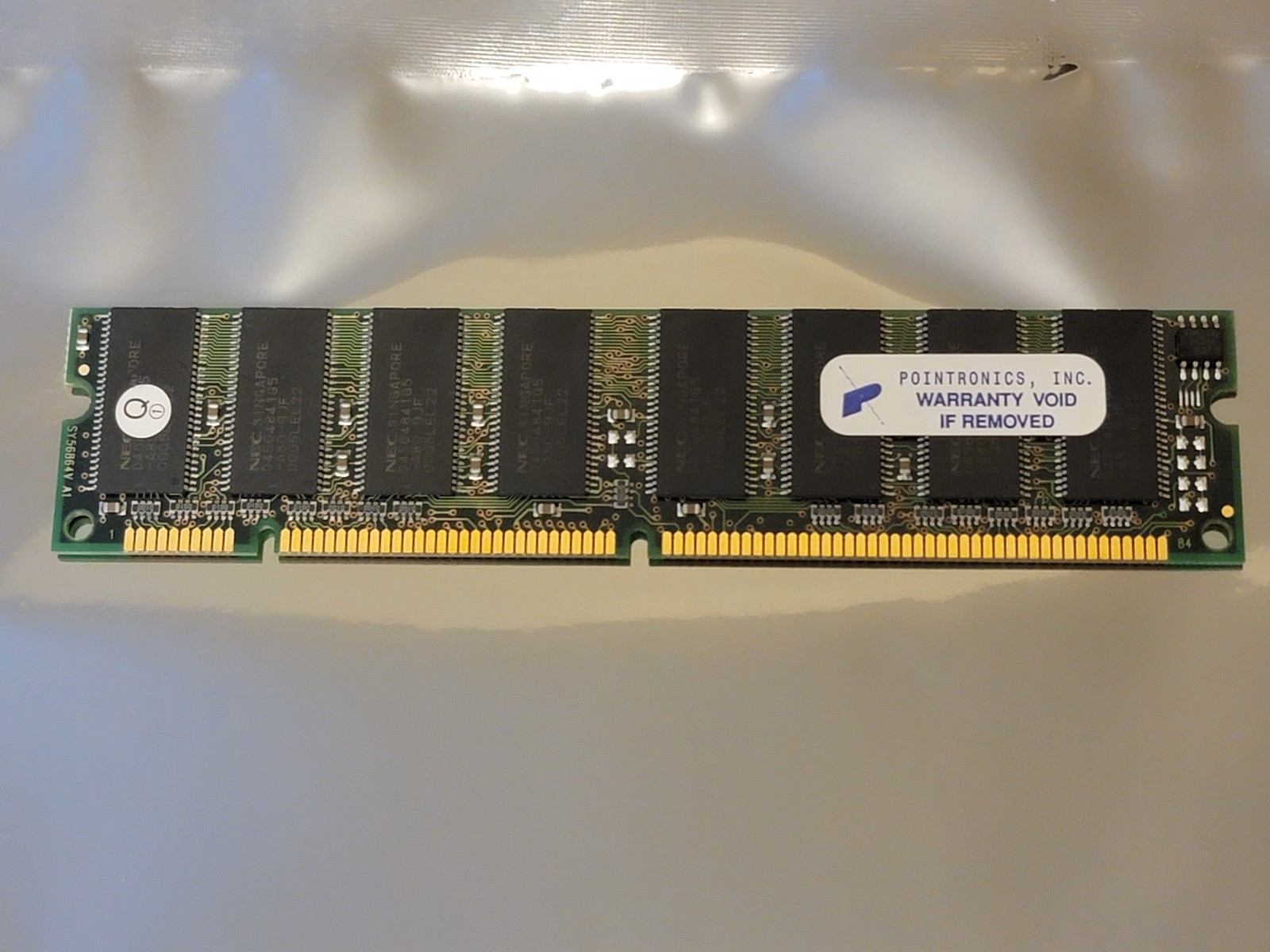Pointronics 128MB 1x128mb NEC Chips PC-100 NON-ECC MEMORY SDRAM PowerMac G4 ऴ