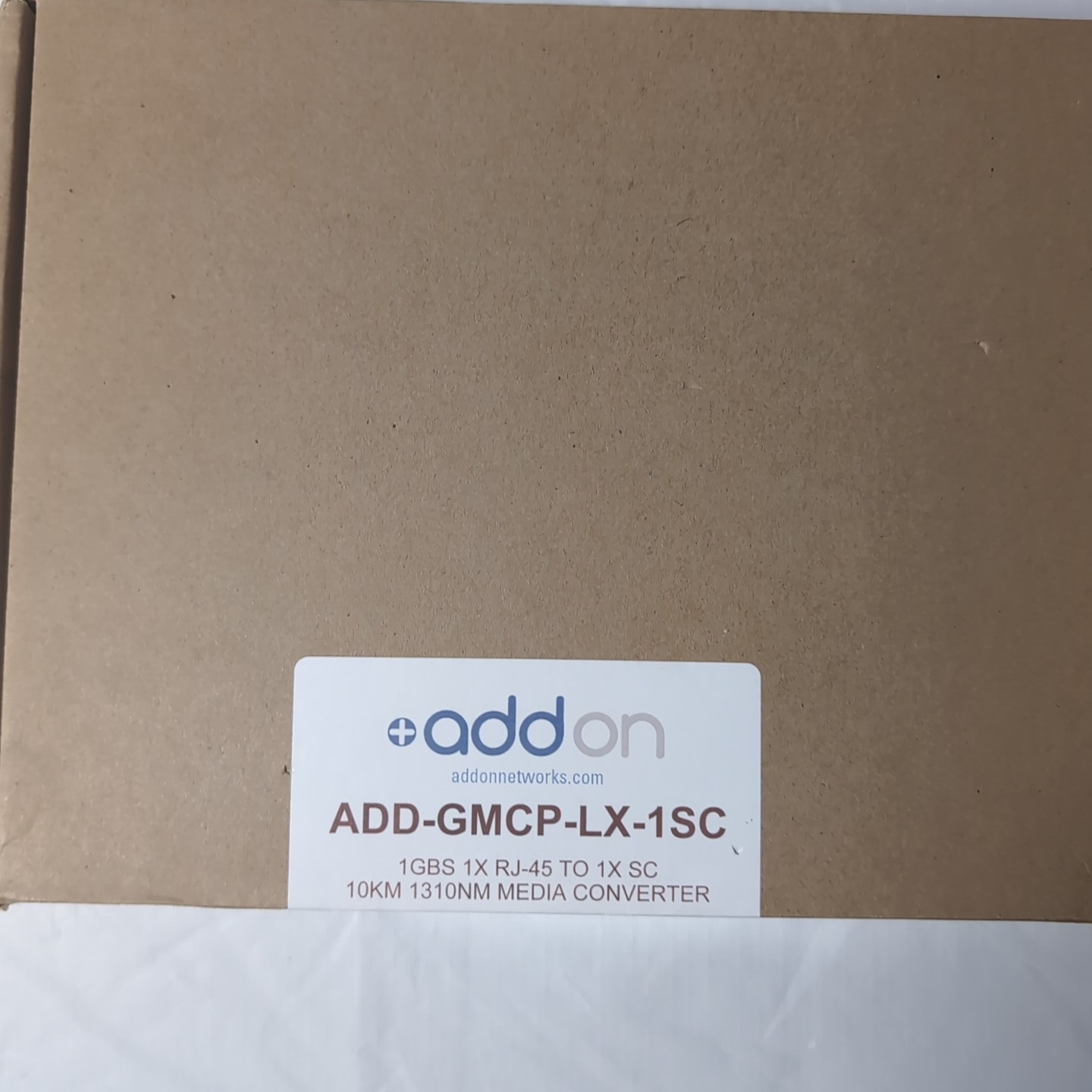 AddOn Gigabit Media Converter RJ45 to SC Fiber 1310nm 10km PoE ADD-GMCP-LX-1SC