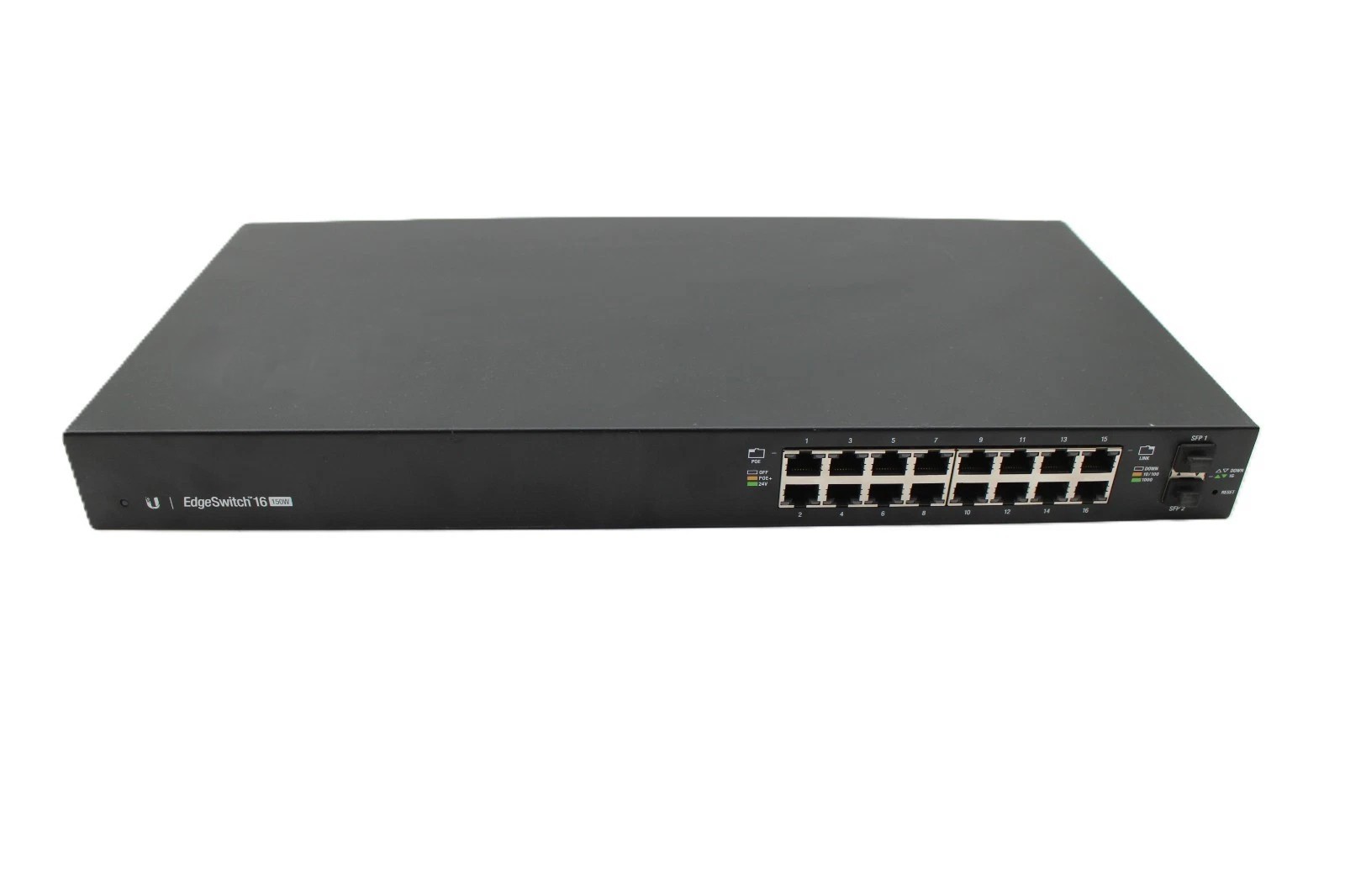 Ubiquiti Networks EdgeSwitch ES-16-150W 16-Port PoE+ Gigabit Switch No Rack Ears