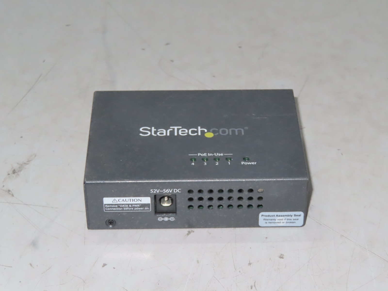 Startech POEINJ4G 4 Port Gigabit PoE+ Injector  ** NO POWER SUPPLY **