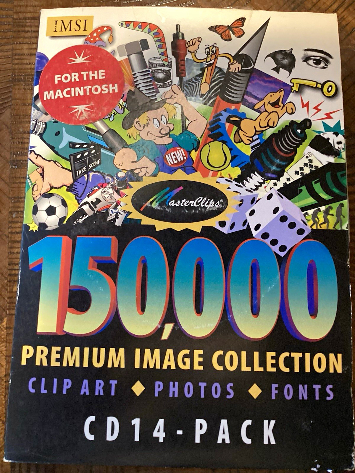 IMSI MasterClips 150,000 Premium Image Collection Clip Art CD 14-Pack Mac