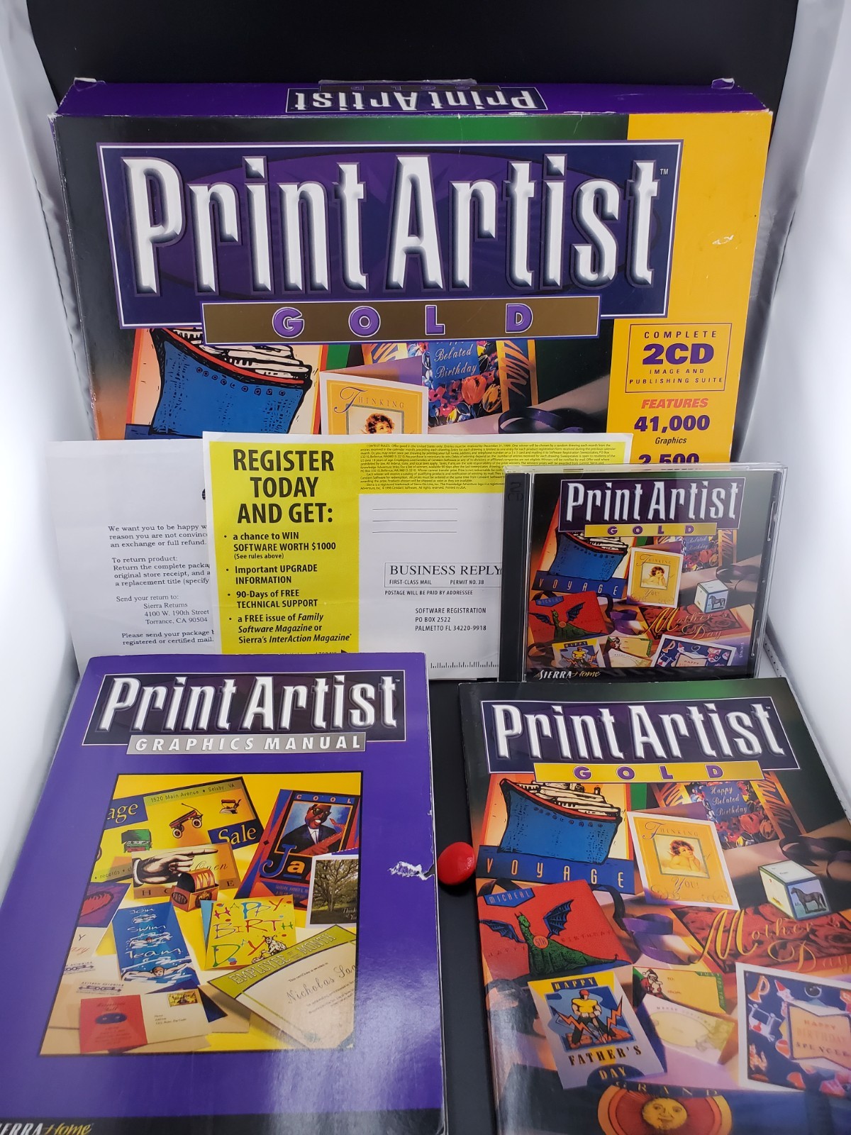 Print Artist Gold Edition PC MAC CD Windows 95 & Macintosh