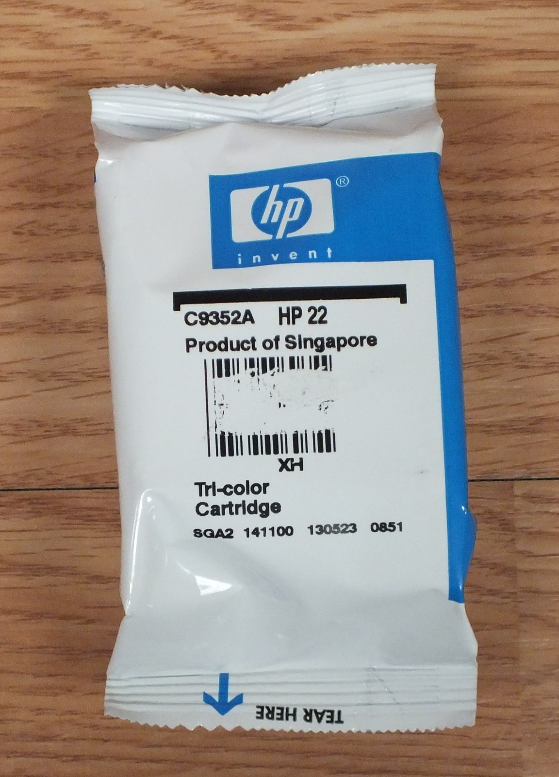 Genuine HP 22 (C9352A) Tri-Color Ink Cartridge *Sealed in Foil* **READ**