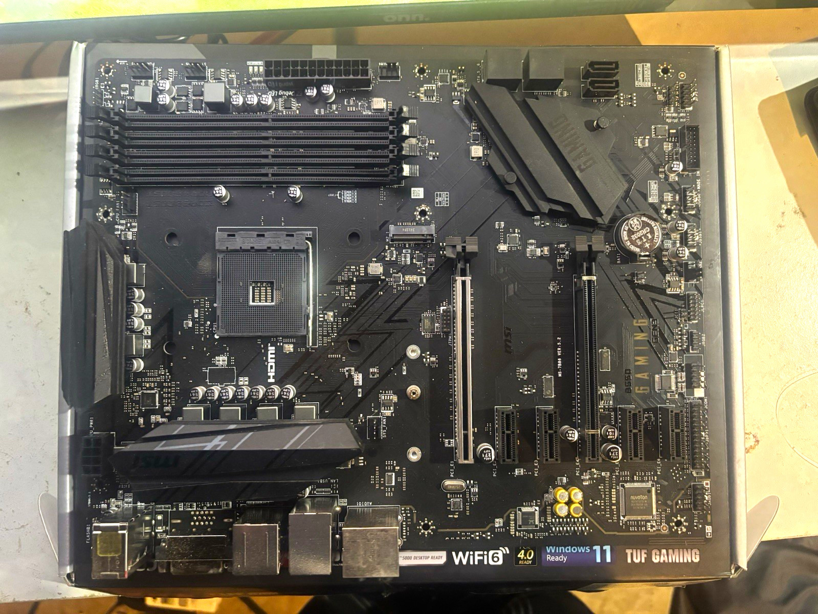 MSI B550 GAMING GEN3 ATX AM4 DDR4 WiFi 6 HDMI 4 DIMM Motherboard