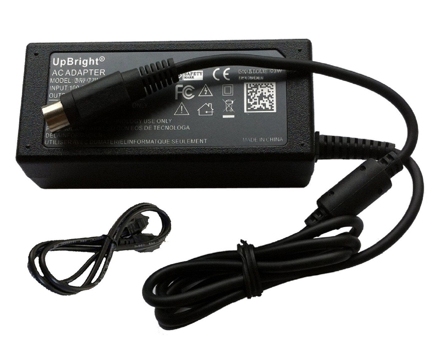 3-Pin AC DC Adapter For Posbank Apexa Prime P60EA240200 P/N: B5488-V1-1747 Power