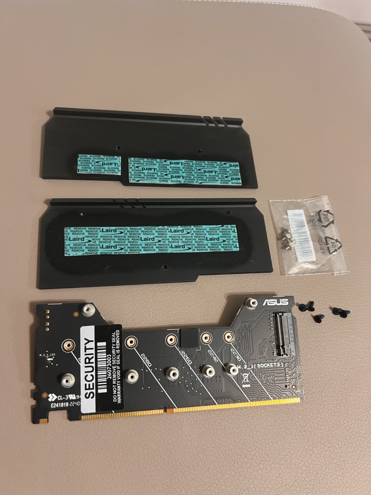 Asus ROG Dimm.2  HS GEN4 V3 For ASUS ROG Rampage VI Extreme Encore , Original