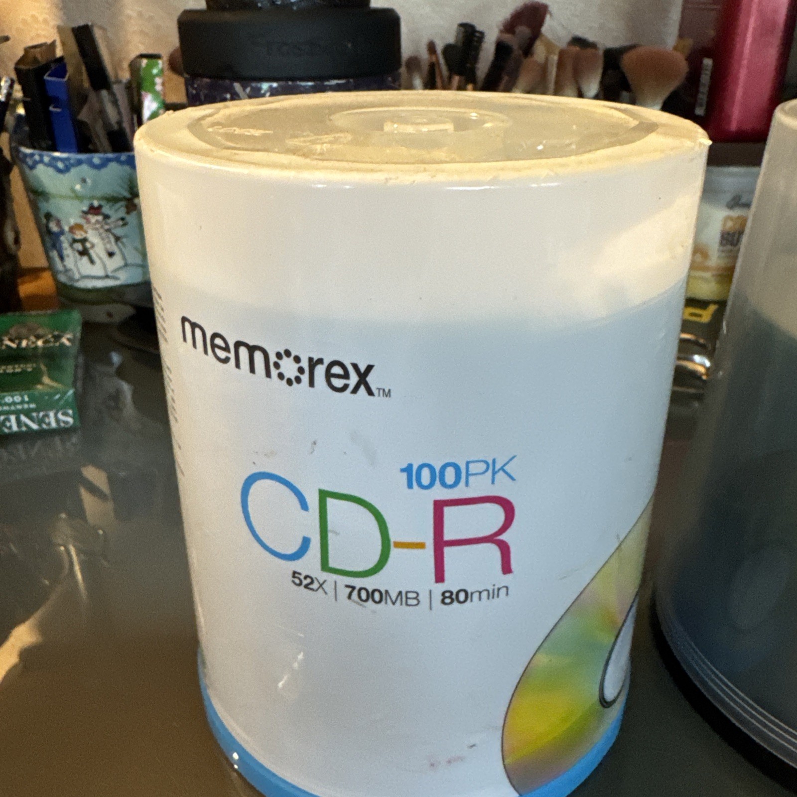 Memorex 100PK CD-R 52X 700MB 80min Eco Friendly 60% Less Plastic New Sealed 