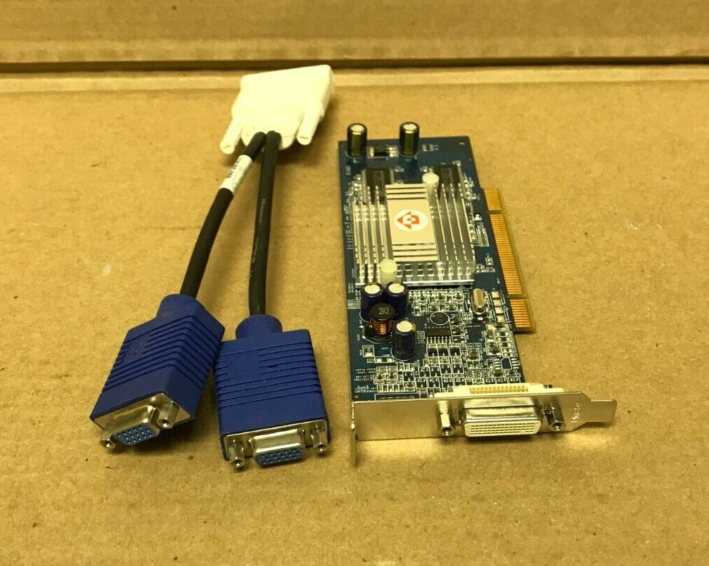 Winbond Diamond H925H128DMP Dual PCI Video Card , 128MB Low Profile. C7PG0100