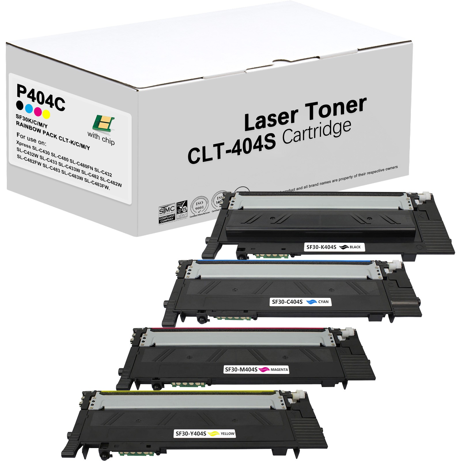 CLT-404S Toner Cartridges Replacement Samsung 404S for C480FW C430W SL-C430W