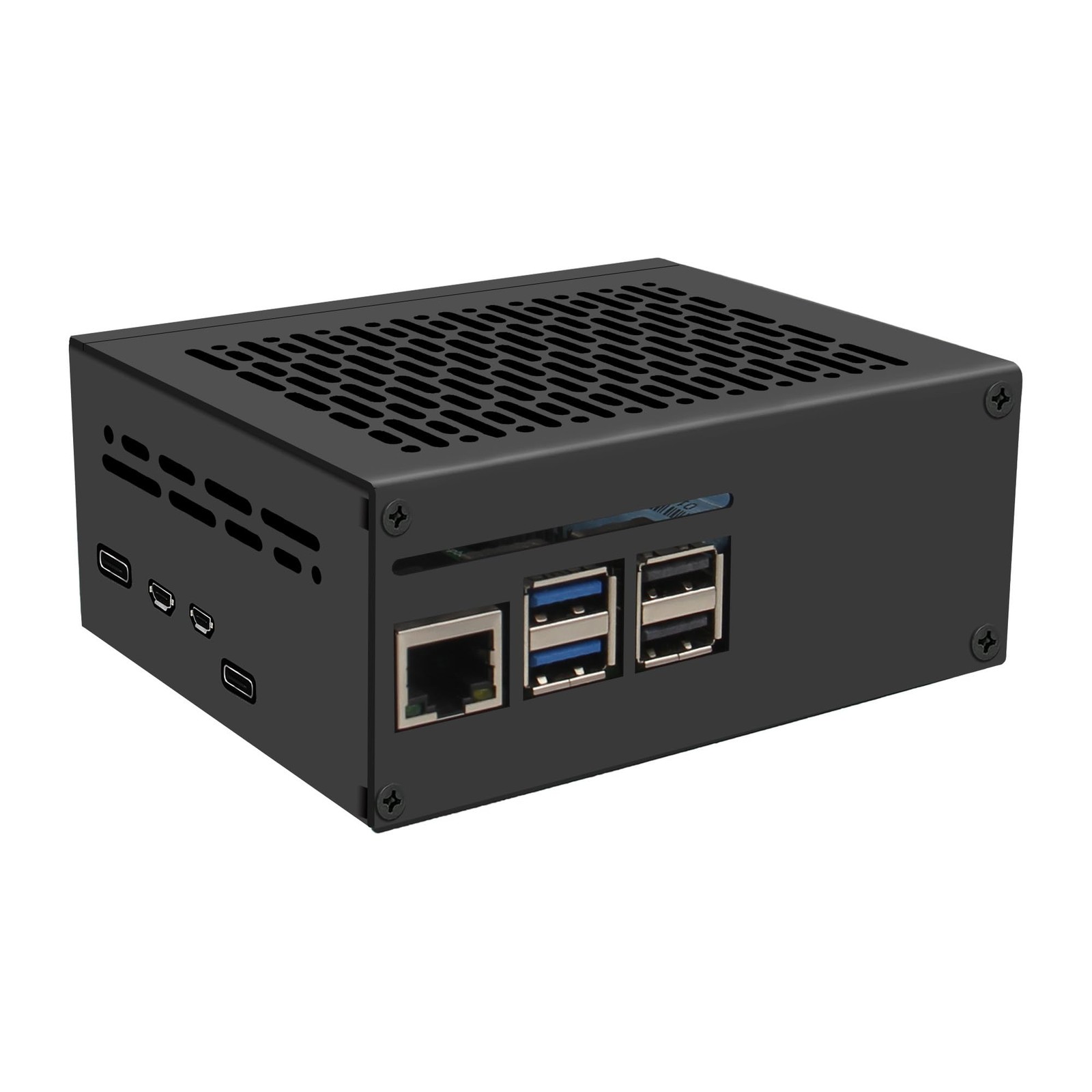 X1201-C1 Metal Case for Raspberry Pi 5 and X1201 UPS