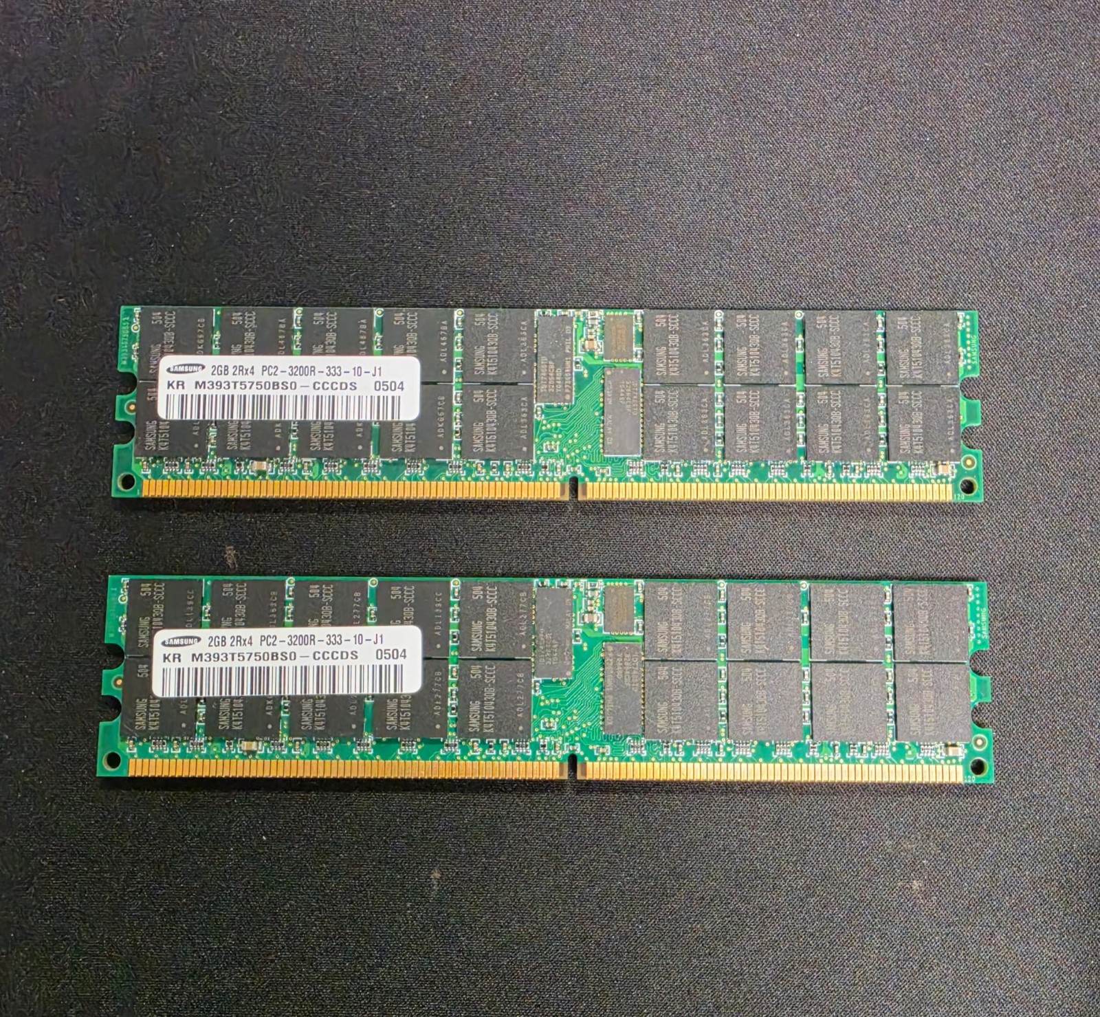 Samsung 4GB (2x 2GB) DDR2 400MHz PC2-3200 Server Memory - M393T5750BS0-CCC