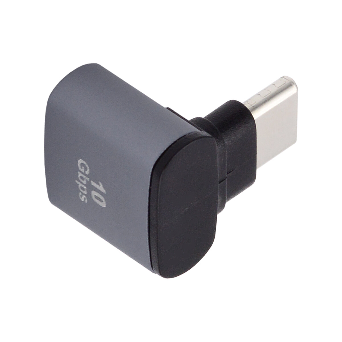 Cablecy Up Down Angled USB-C Type-C to USB 3.0 Female OTG Adapter 90 Degree