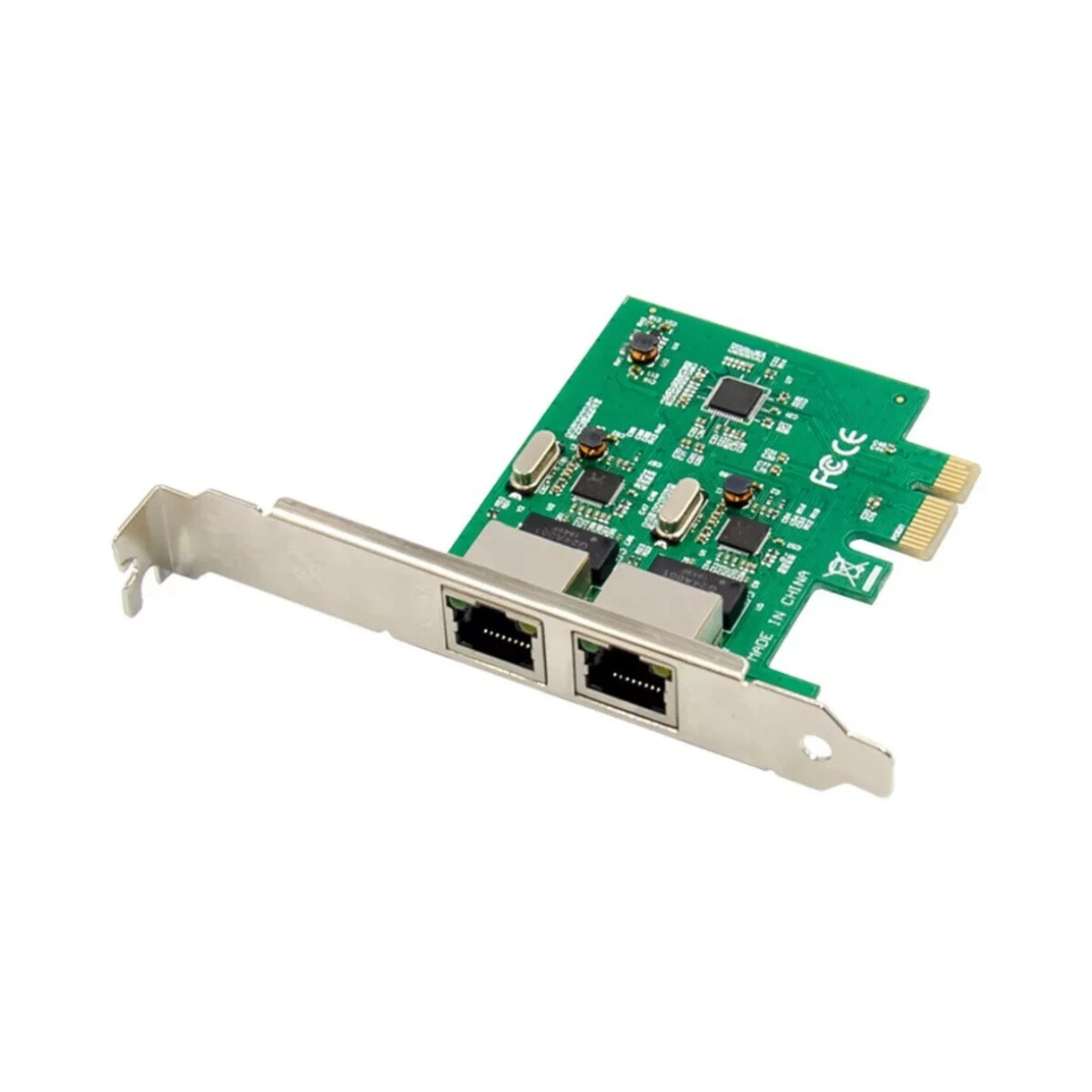 Gigabit Ethernet PCI-E X1 Dual Port Network Adapter Card NIC Realtek RTL8111F