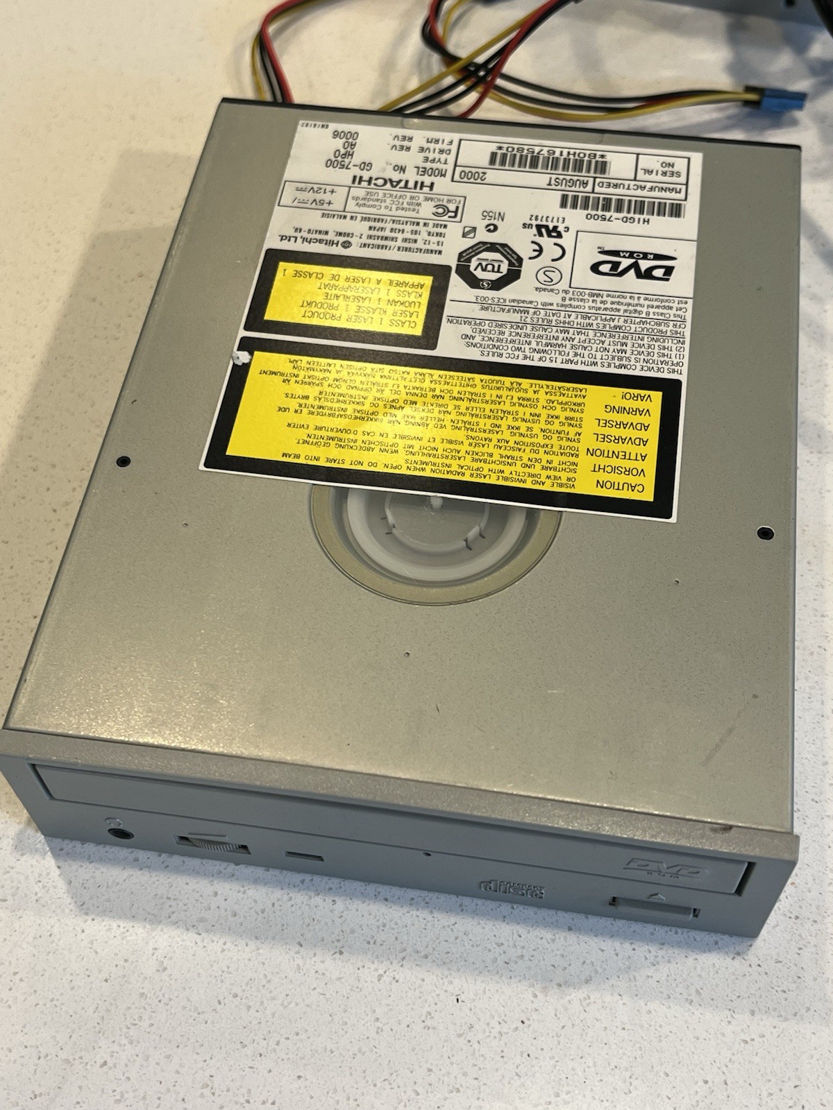 APPLE G4 8X DVD-ROM IDE HITACHI GD-7500 Vintage 2000 RARE PC Internal CD-ROM