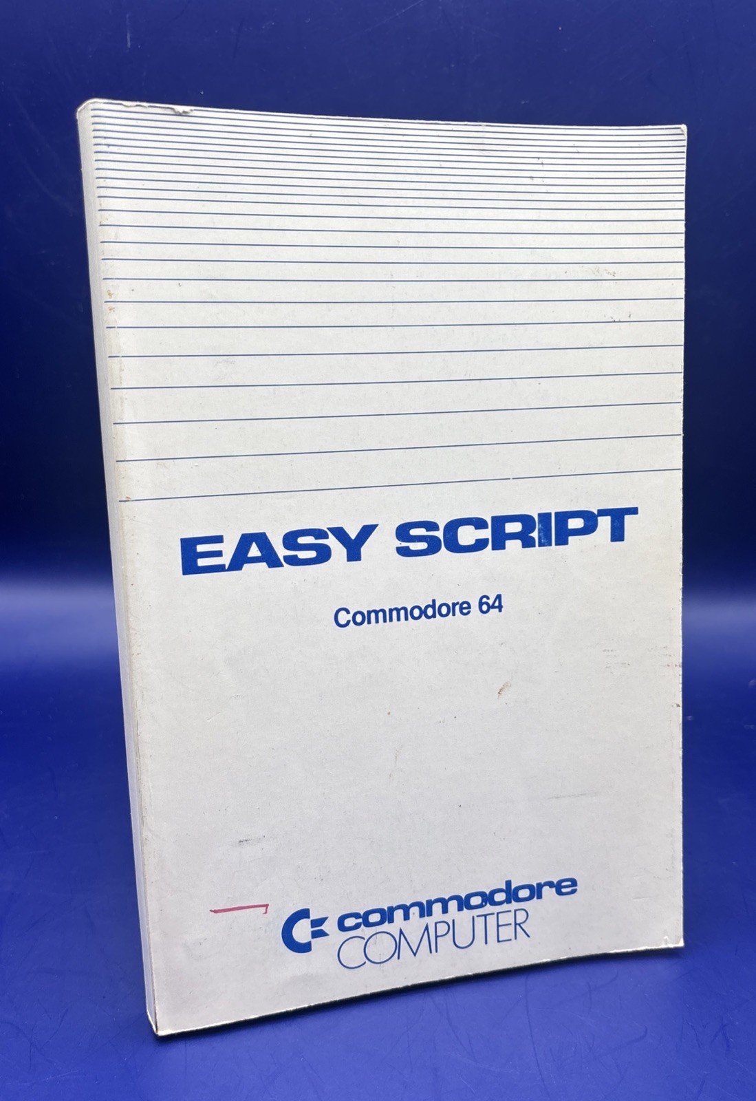 Vtg Commodore 64 Easy Script Manual Book Video Game Console Accessory