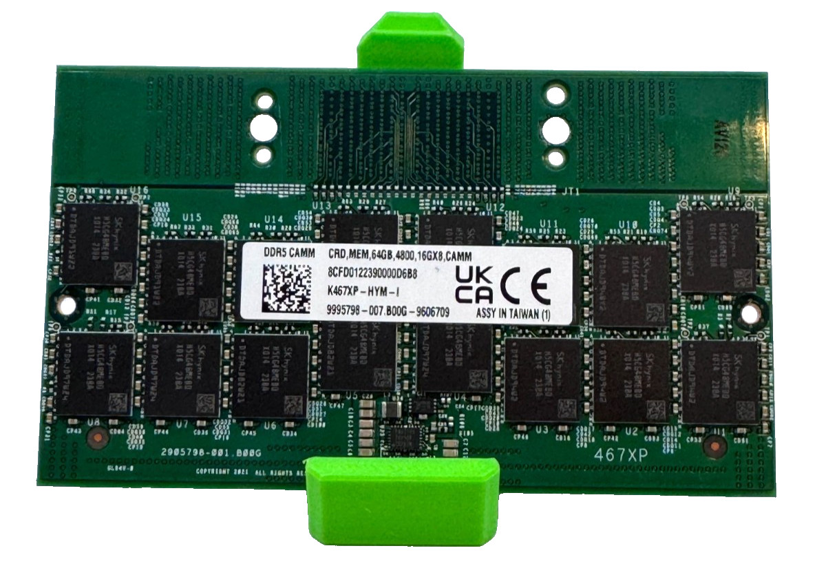 DELL 64GB 16GX8 PC5-4800 DDR5 CAMM Laptop Memory RAM K467XP-HYM-I  FULLY TESTED