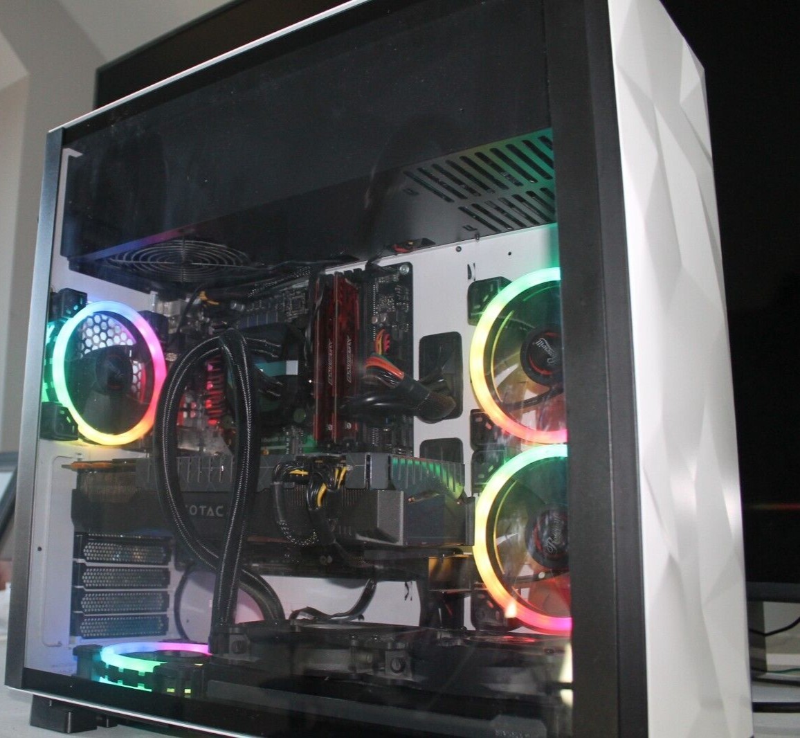 Powerful Custom Gaming PC i7-8700K 16GB RAM GTX 980 Ti Amp EXTREME 128GB SSD