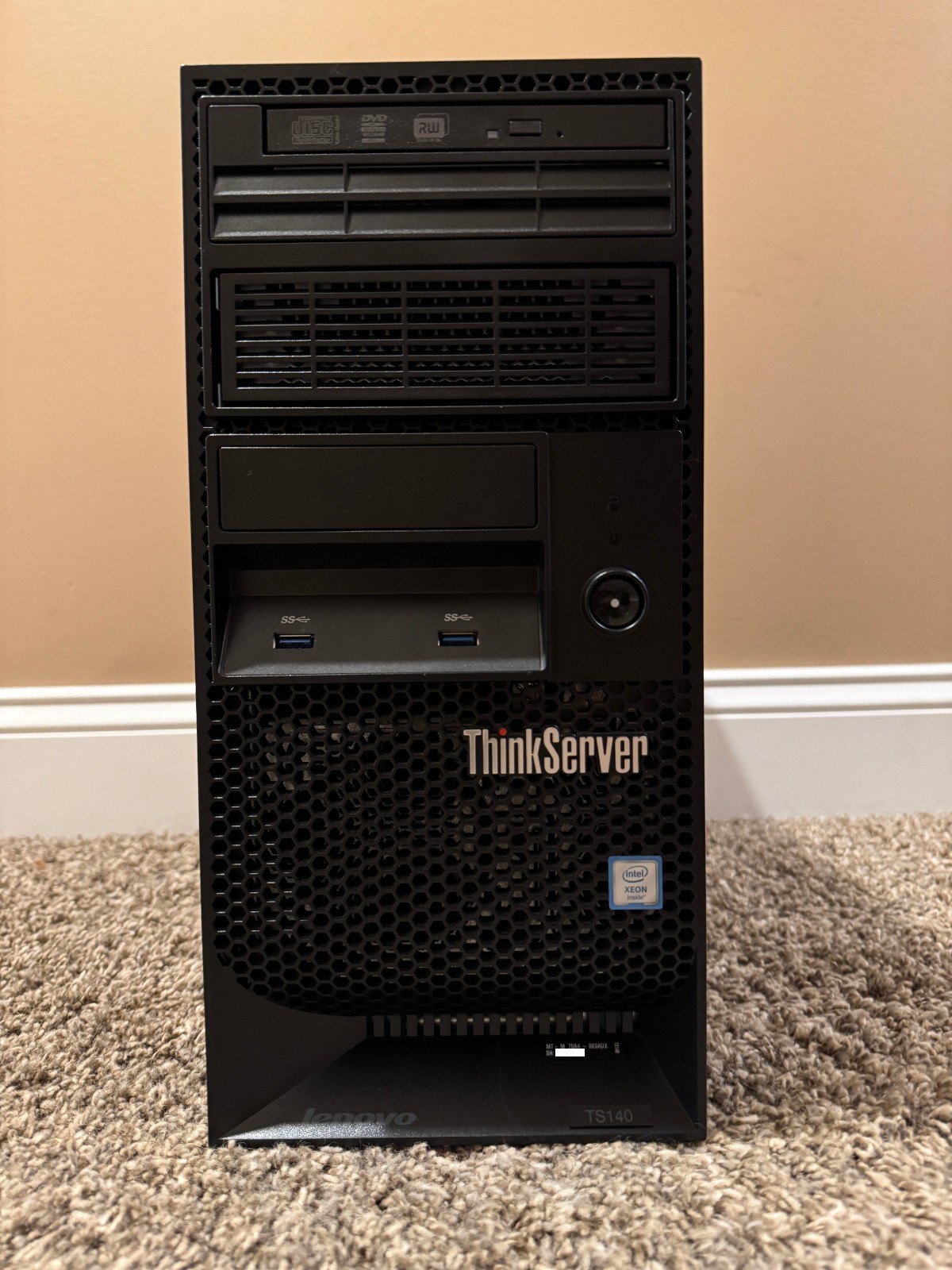 Lenovo ThinkServer TS140 Intel Xeon E3-1226 v3 3.30GHz 32GB RAM 250GB SSD WIN10P
