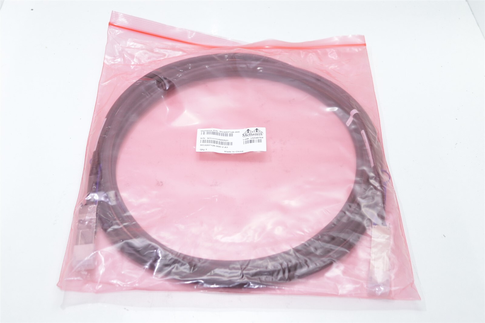 Mellanox Nvidia MC2207126-005 DAC Cable VPI 56Gb/s QSFP 5m InfiniBand FDR