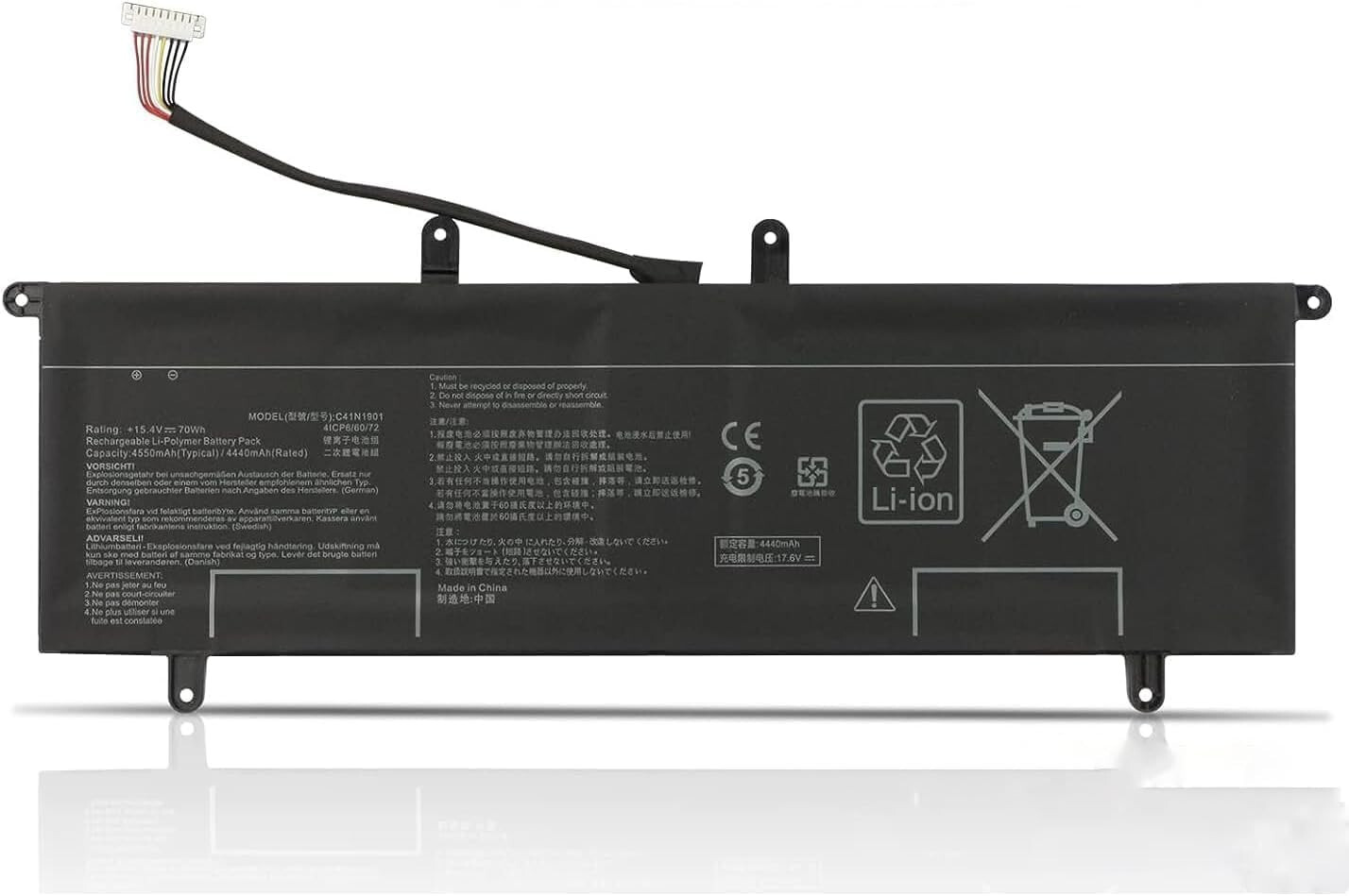 C41N1901 Battery for ASUS ZenBook Duo UX481F UX481FA UX481FAY UX481FL UX4000F