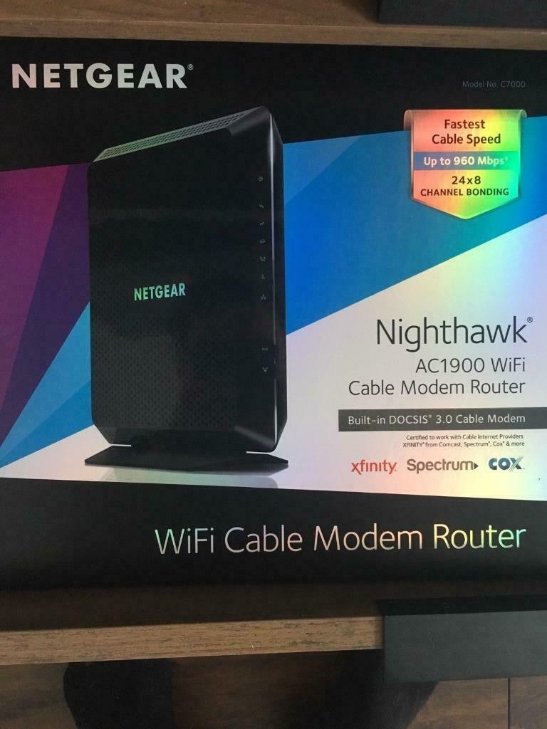 NETGEAR - Nighthawk Dual-Band AC1900 Router C7000-100NAS