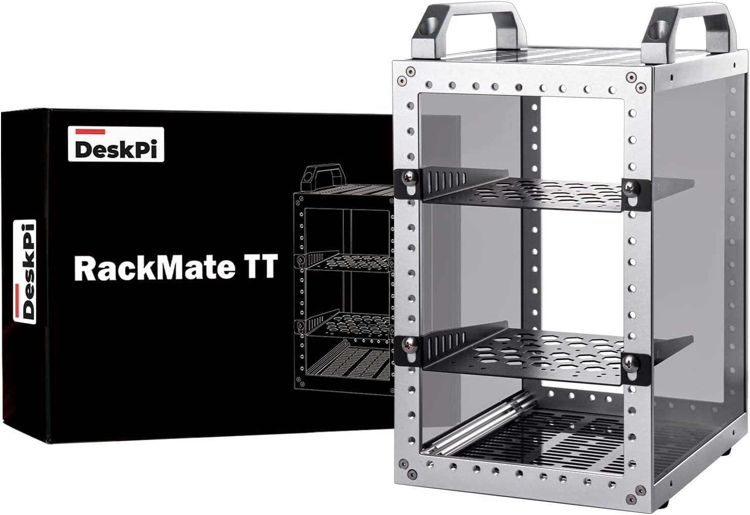 GeeekPi DeskPi RackMate TT Mini Server Cabinet for 7-8.75" x 10" x 5.25" 