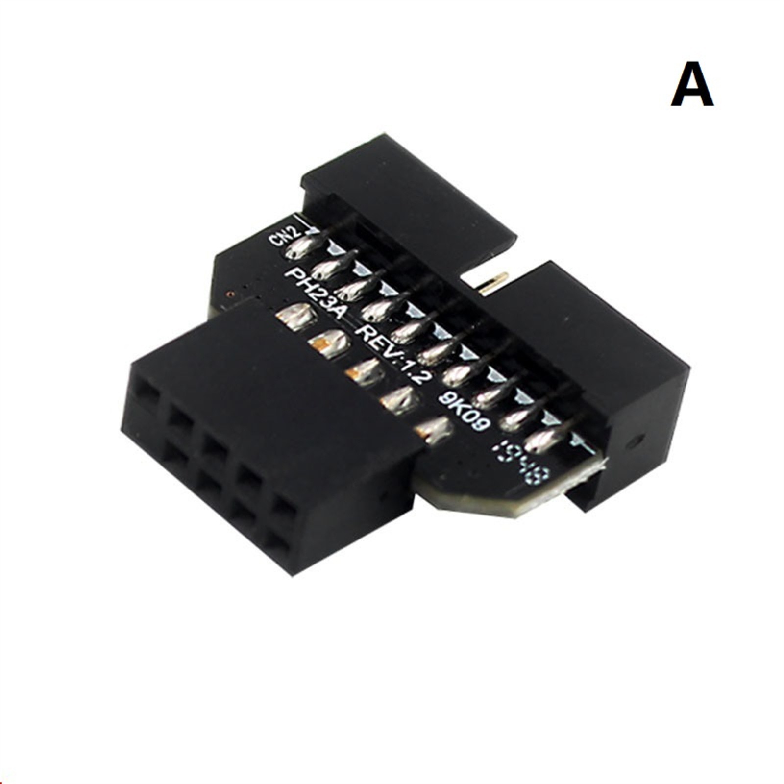 New Panel Plug-in Adapter Computer Motherboard USB3.0 19/20pin To USB2.0 9pin'