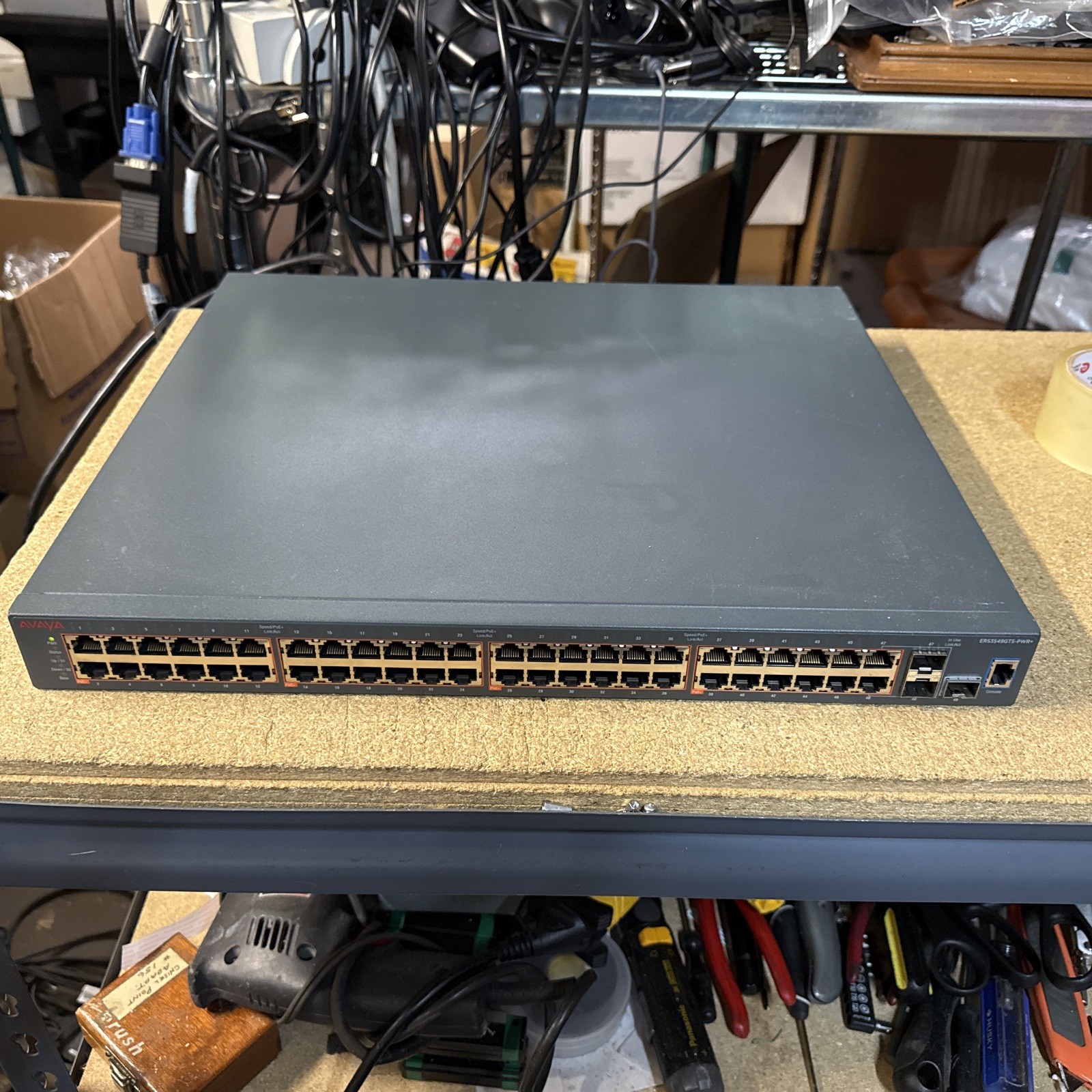 Avaya Networks ERS3549GTS-PWR+ 48 Ports PoE+ 10G SFP+ Switch