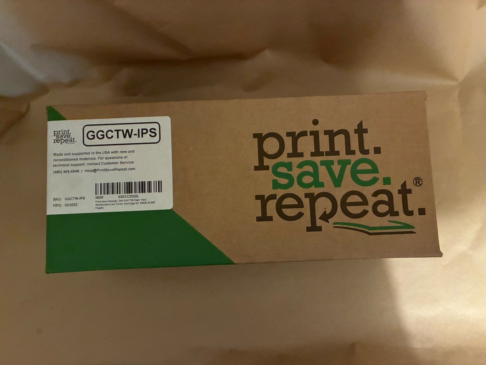 Print.Save.Repeat. Dell GGCTW-IPS  High Yield Toner Cartridge for Dell S2830dn