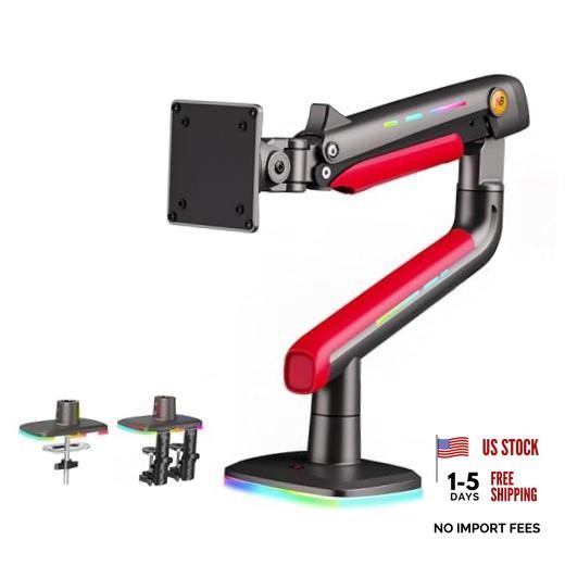NB Gaming Monitor Arm or for 32 to 60 Inches Screen, Load up to 20 kg, VESA Red