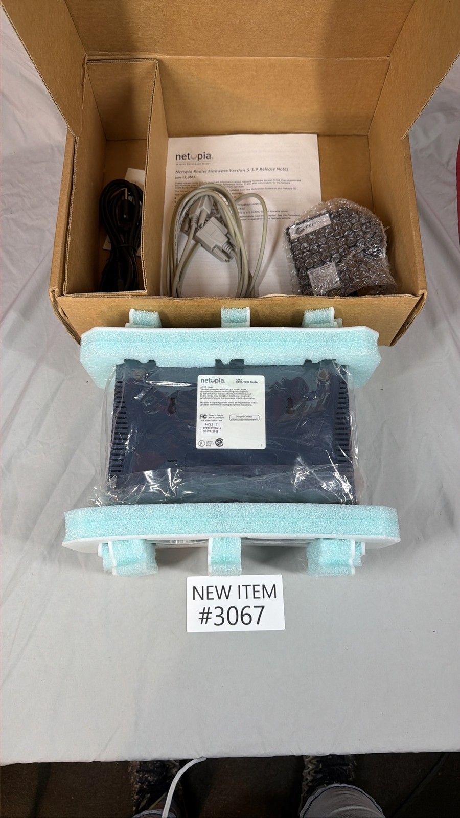 Netopia 4652 SDSL/IDSL Router 4-Port Ethernet + Console (New)