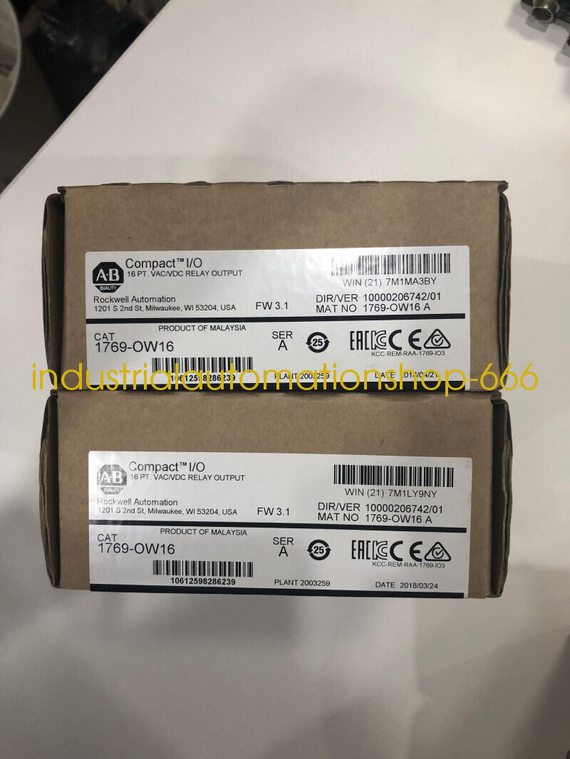 1PC New 1769-OW16 SER A CompactLogix 16 PT Relay Output Via DHL or FedEX