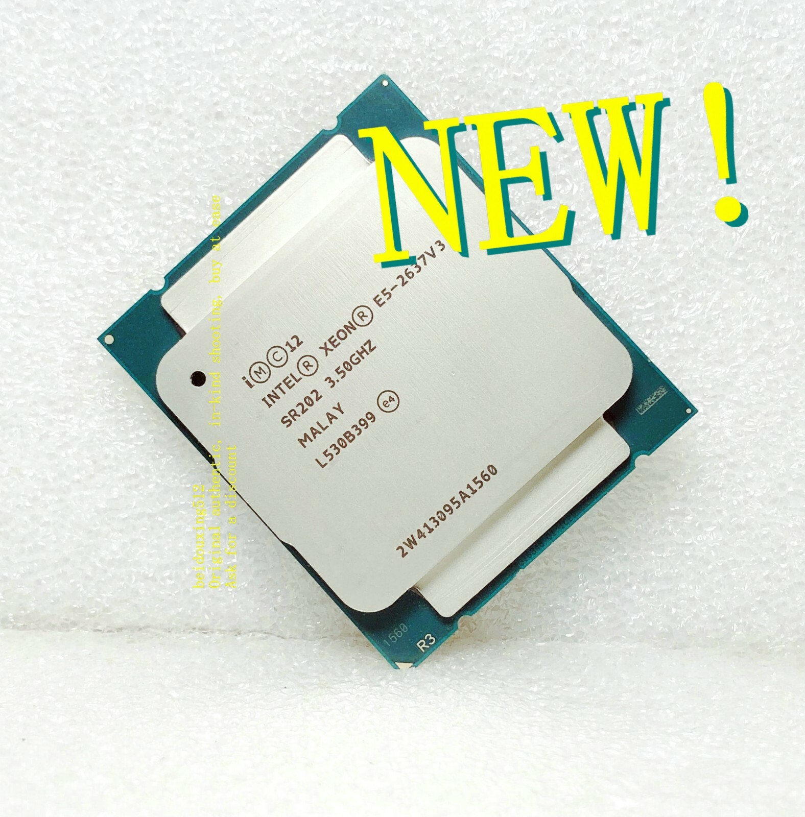 Intel E5-2637 V3 (SR202) 4 core / 3.50GHZ / 15MB LGA 2011-V3 Server Processor