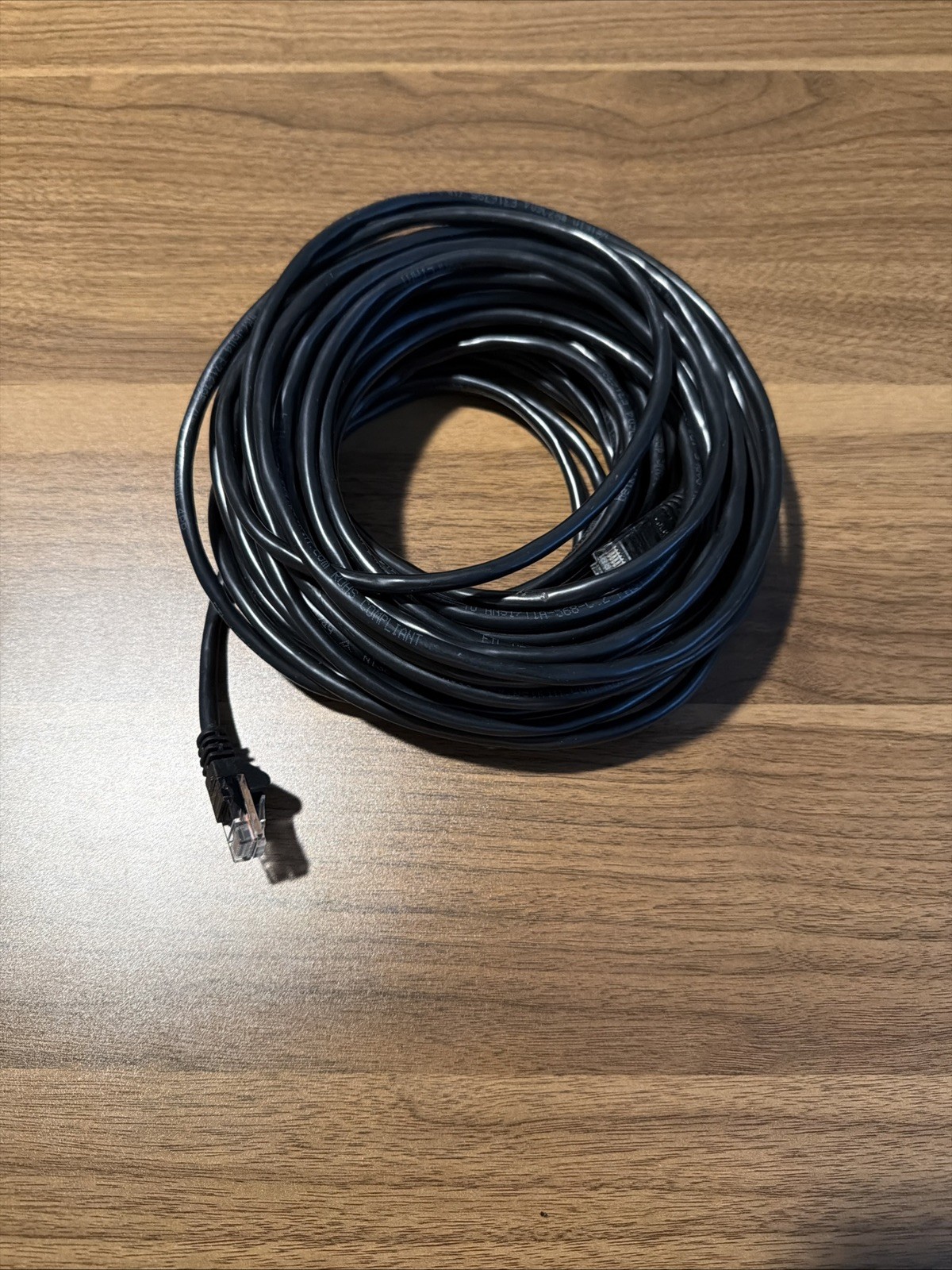 Belkin FastCat 5E UTP 24 AWG Patch Ethernet Cable #49749 R7J604 E316395 Black 