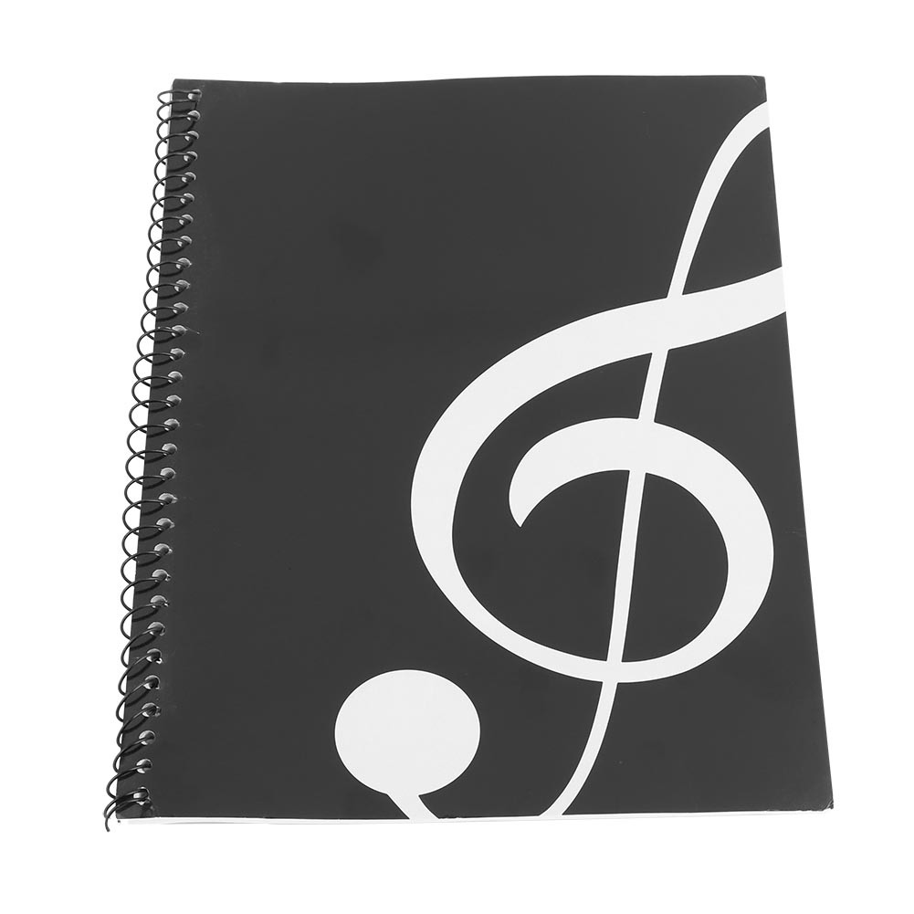50 Pages Musical Notation Staff Notebook Music Manuscript Writing Paper (Black