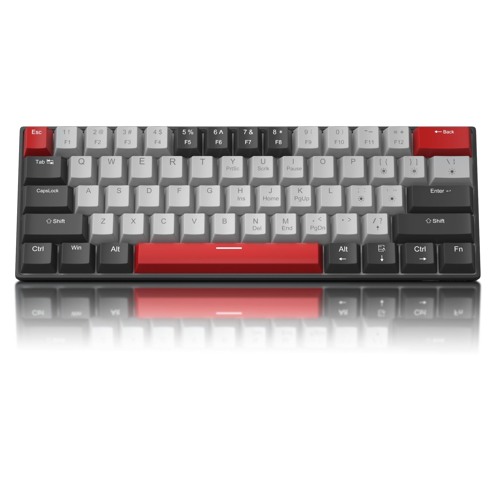 60% Mechanical Gaming Keyboard,Mixed Color Keycaps Gaming Keyboard with Click...