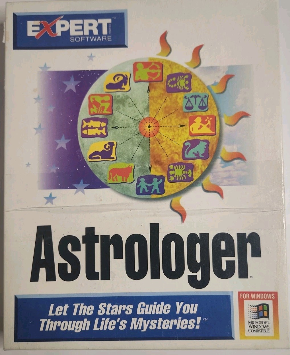 Official Expert Software Astrologer PC Diskettes 1995 for Microsoft Windows 3.1