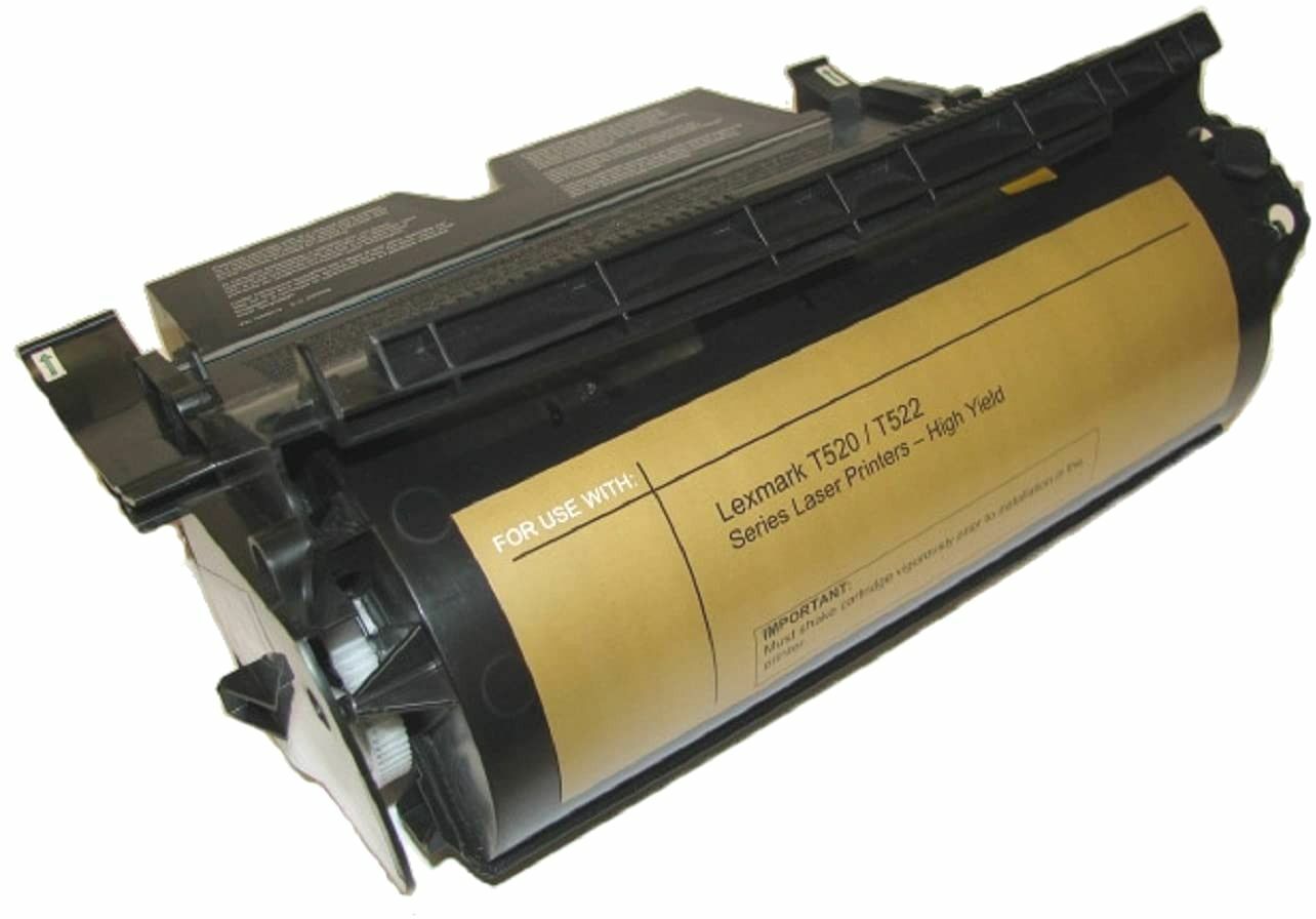 V7 TLK1T520 Replacement Toner Cartridge for Lexmark 12A6735 (Black)