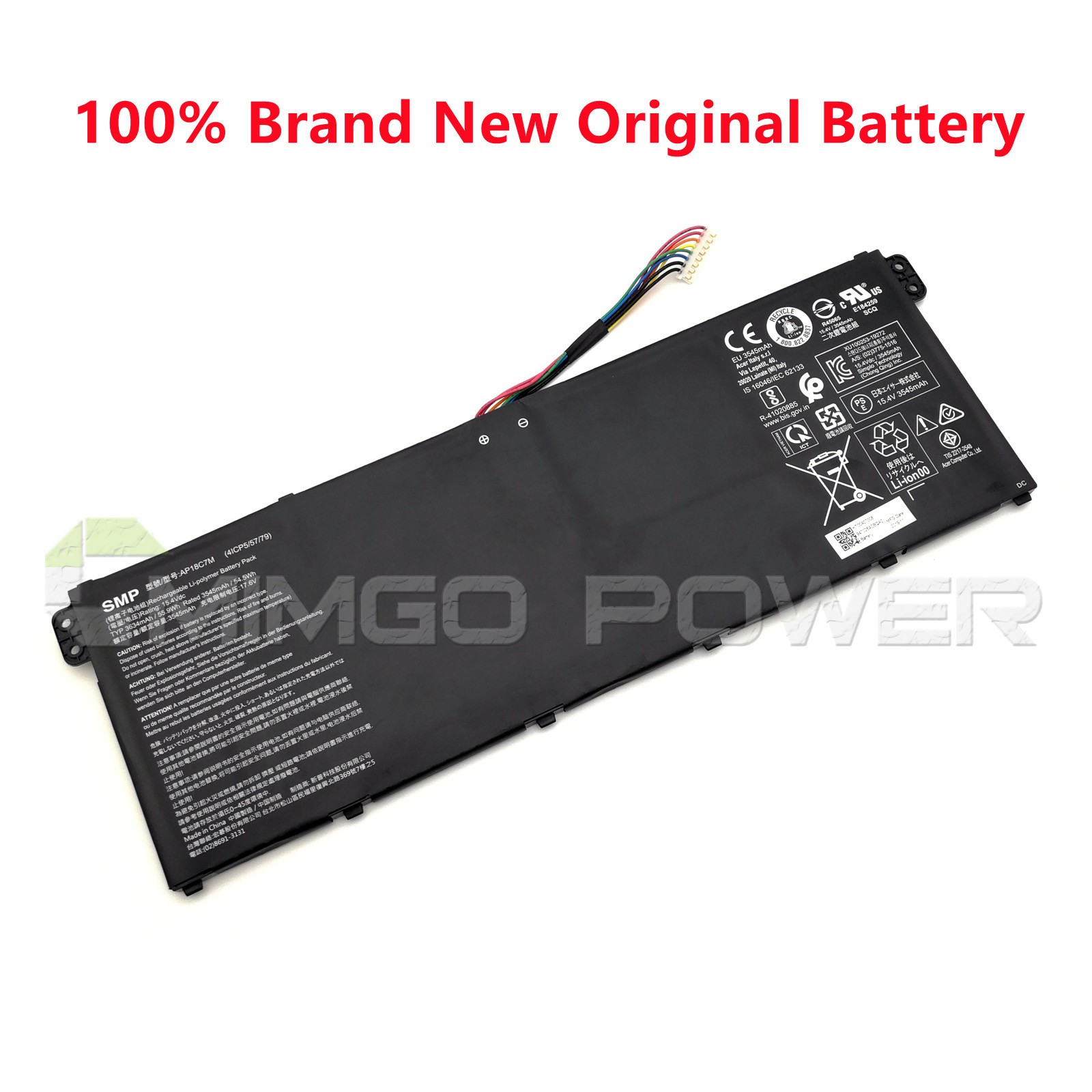New Genuine AP18C7M Battery for Acer Swift 3 5 SP513 SF313-52 SF313-53 SF514-54T