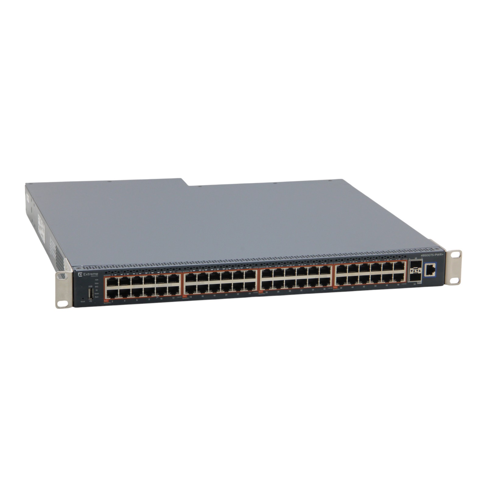 Avaya 4950GTS-PWR+ 48-Port GbE RJ-45 1x 10GbE SFP+ Red. PSU Managed L3 Switch