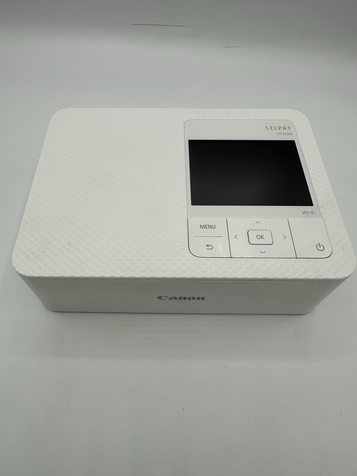 Canon SELPHY CP1500 Wireless Photo Printer White Powers On Untested