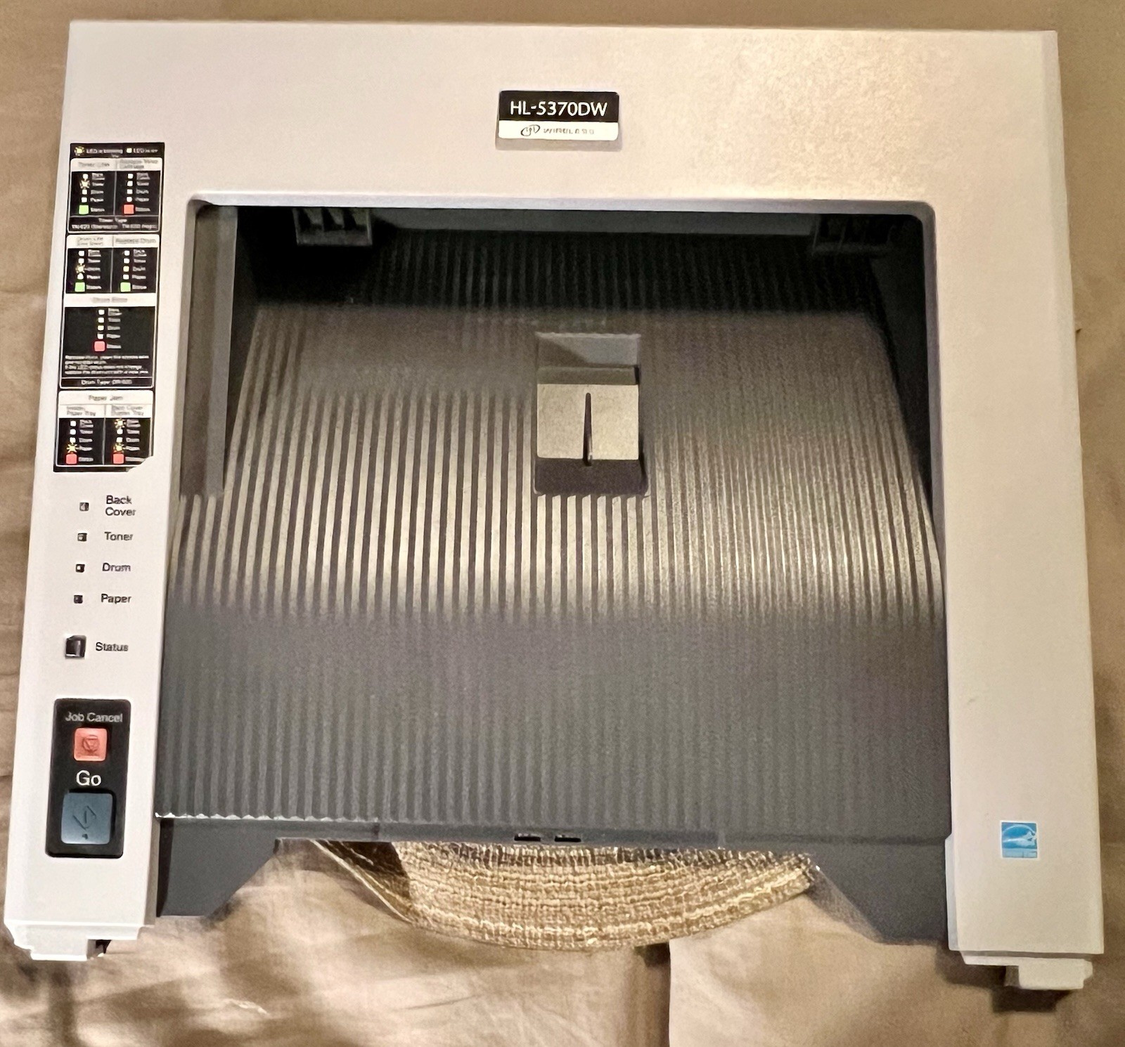 Printer Main Control Button Panel & Top Cover Brother HL-5370dw