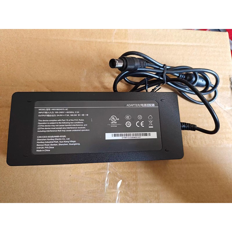Charger For Jackery Explorer 1000 HKA18024075-6C 24V 7.5A 180W 7.9x5.5mm