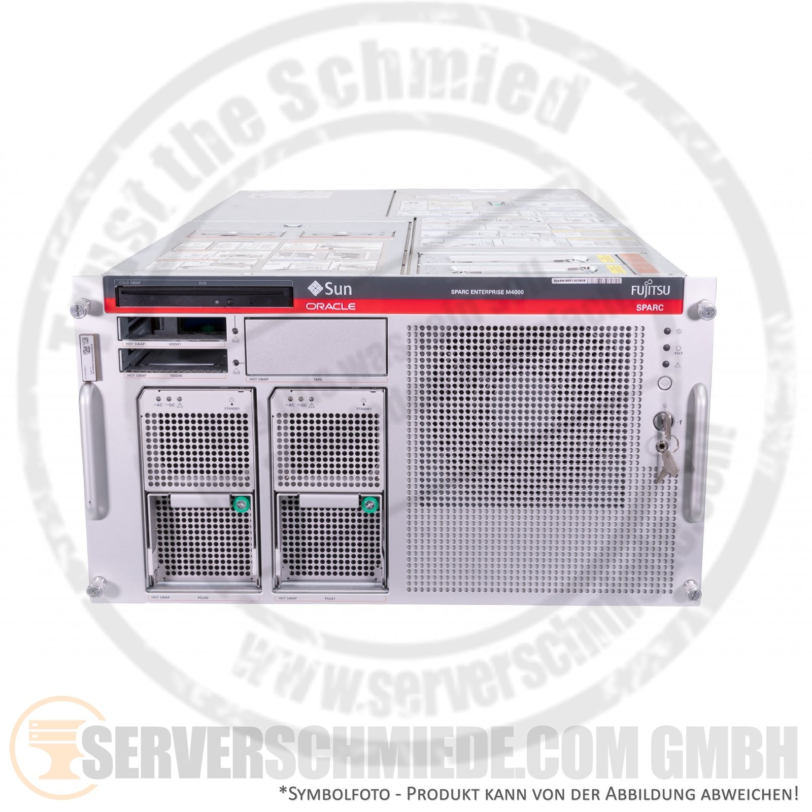 SUN Fujitsu Oracle SPARC Enterprise M4000 Server 2x PSU SAP